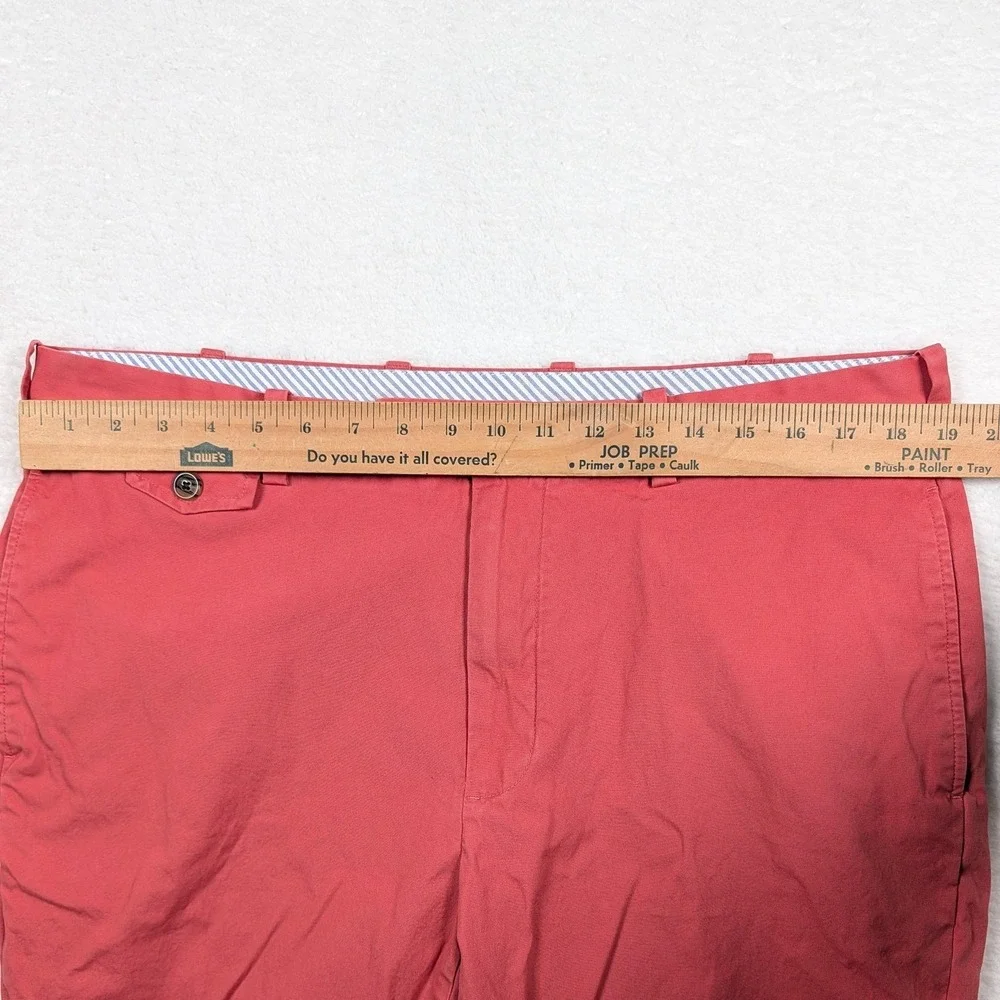 Brooks‎ Brothers Pants Mens 38x30 Red Supima Cotton Stretch Chino Casual - Picture 5 of 11